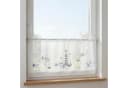Delindo Lifestyle Scheibengardine Leuchtturm Weiß Maritim Stangendurchzug Bild 1