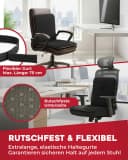 DELINDO Lifestyle Beheizbare Sitzauflage für Bürostuhl Schwarz Bild 5