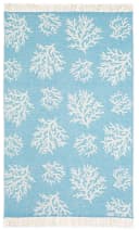 Delindo Lifestyle Hamamtuch Mali 2er Set Rosa Blau Baumwolle Bild 1