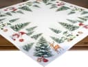 Delindo Lifestyle Weihnachts-Mitteldecke Glitzer 85x85 cm Bild 2
