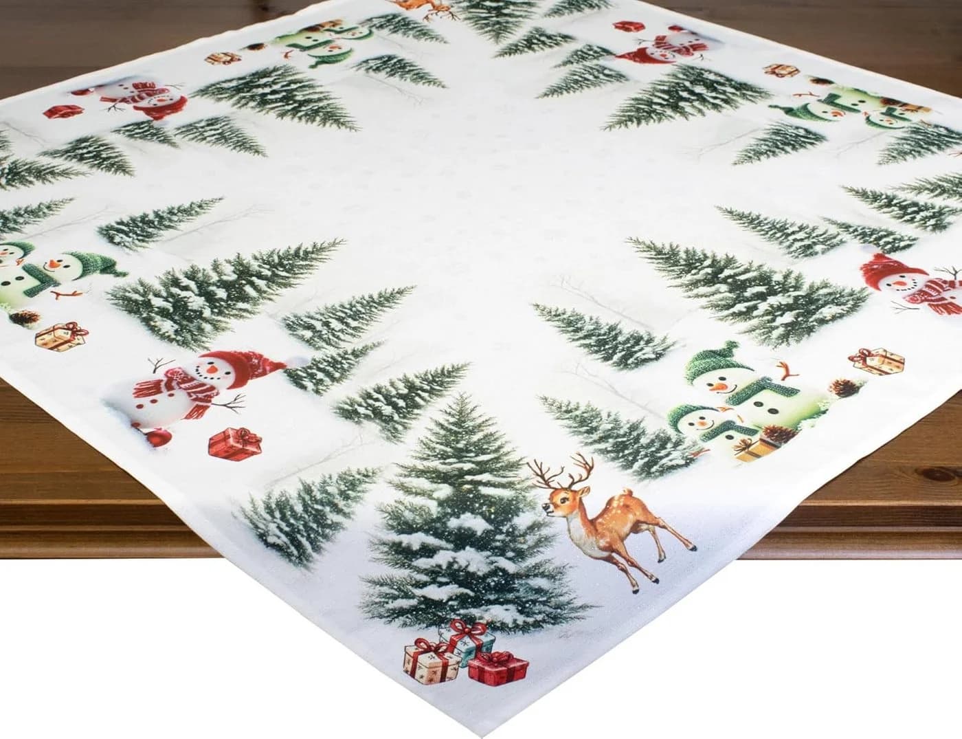 Delindo Lifestyle Weihnachts-Mitteldecke Glitzer 85x85 cm - Bild 2
