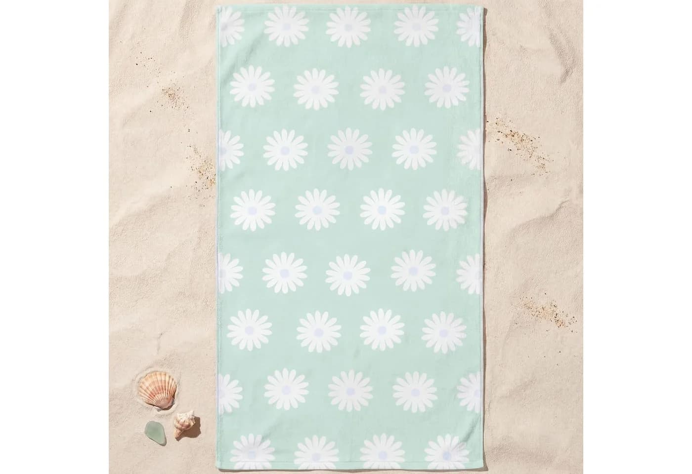 Delindo Lifestyle Strandtuch Nizza Baumwolle Gänseblümchen - Bild 4