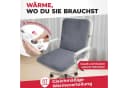 Delindo Lifestyle Beheizbare Sitzauflage Bürostuhl 3 Temperaturstufen grau Bild 3