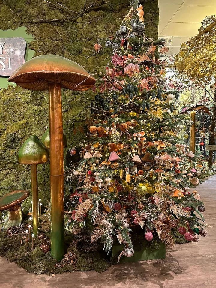 Holly & Jolly Christbaumschmuck Pilze 6,5cm Kunststoff 4er Set Bunt - Bild 4