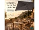 TOM Sonnenschirm Anthrazit UV-Schutz 50+ Abknickbar Bild 1