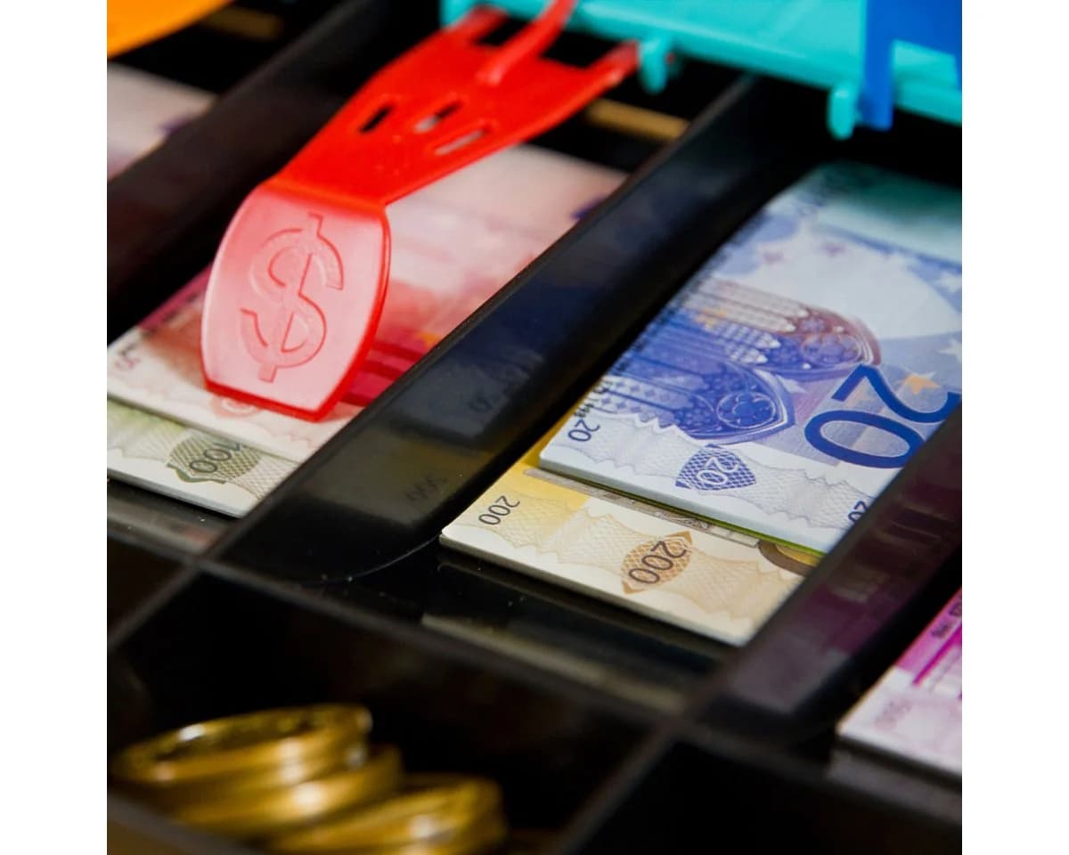 Vedes Spielgeld Euro Set 60 Scheine 24 Münzen Kinder Kaufladen Spielzeug - Bild 3