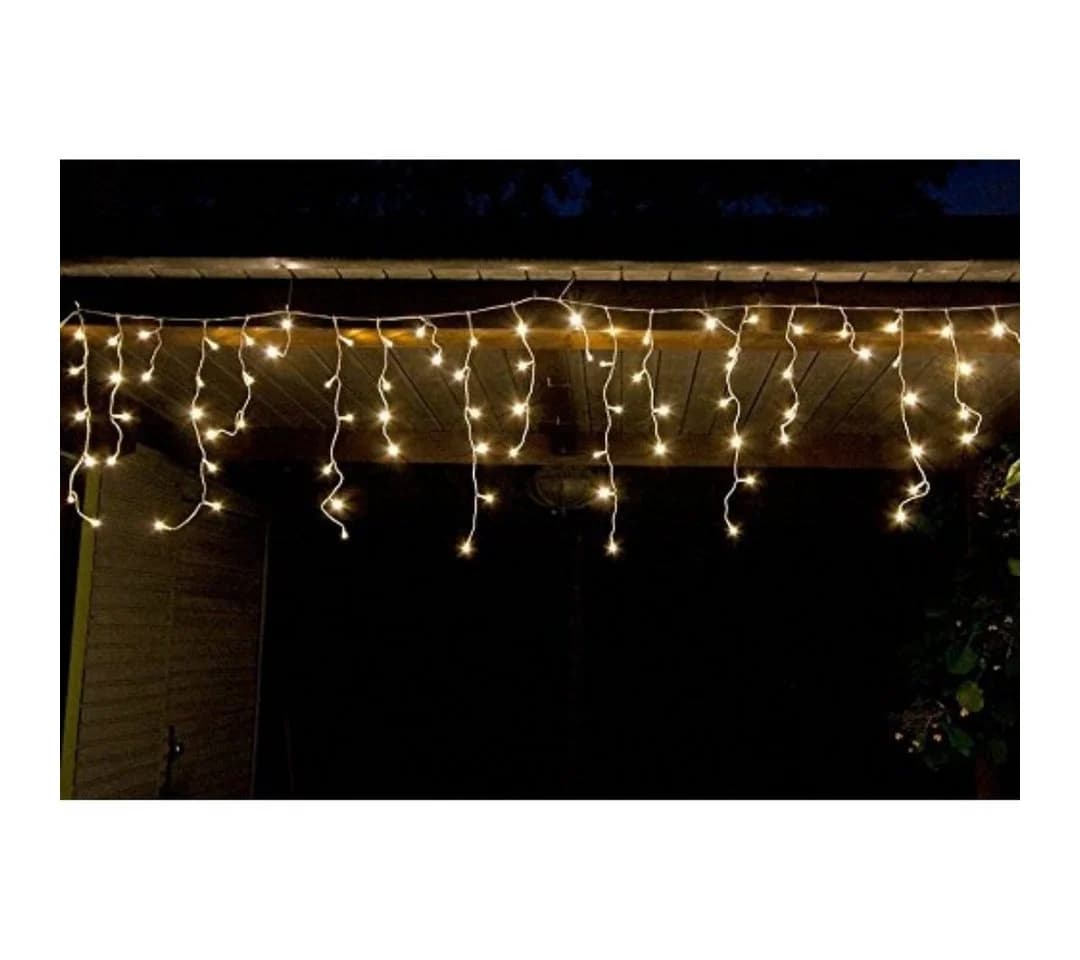 Star-Max LED Lichtleiste Eisregen Lichterkette 480 LEDs 12m Innen + Außen - Bild 2