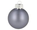 Viana Weihnachtsbaumkugeln 24 Stück Glas Hellblau/Blau Metallic/Graublau Bild 1