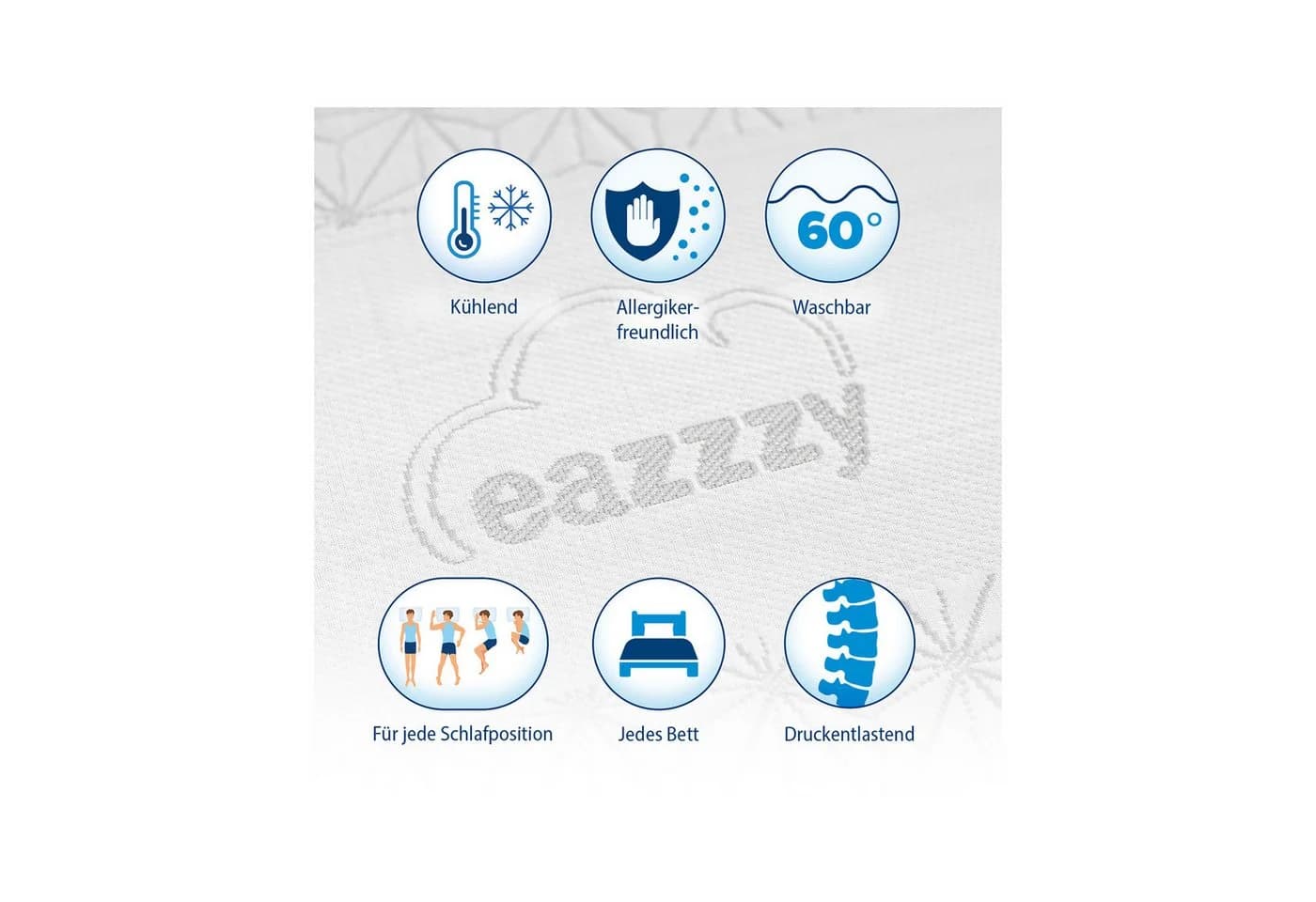 Genius eazzzy Topper Deluxe Clima Control 2in1 Wende-Topper mit Kühl-Effekt - Bild 5