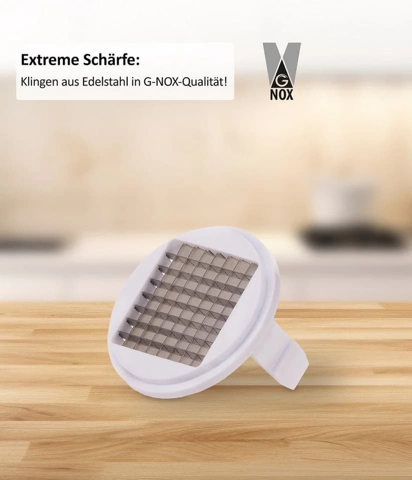 Genius Knoblauchschneider G10 Edelstahl Weiß Spülmaschinengeeignet - Bild 4