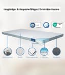Genius Topper EaZzzy Topper Trend 180x200 cm Memory Schaum Matratzenauflage Bild 3