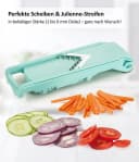 Genius Gemüsehobel Nicer Dicer Fusion Slicer Verstellbar Edelstahl Bild 1