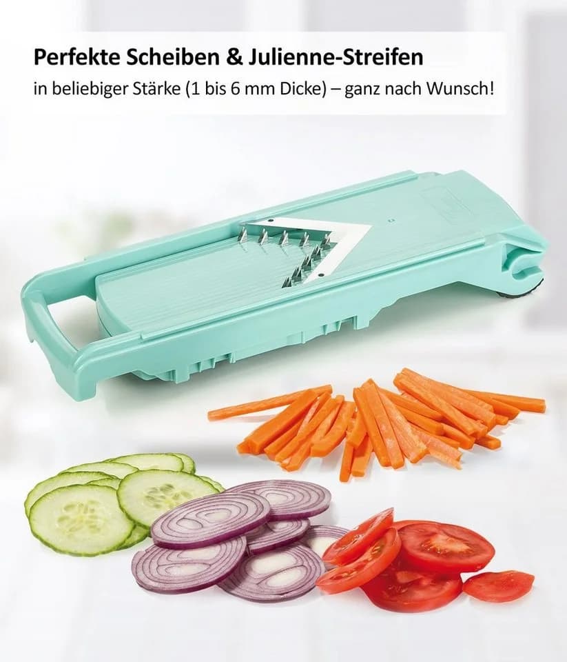 Genius Gemüsehobel Nicer Dicer Fusion Slicer Verstellbar Edelstahl