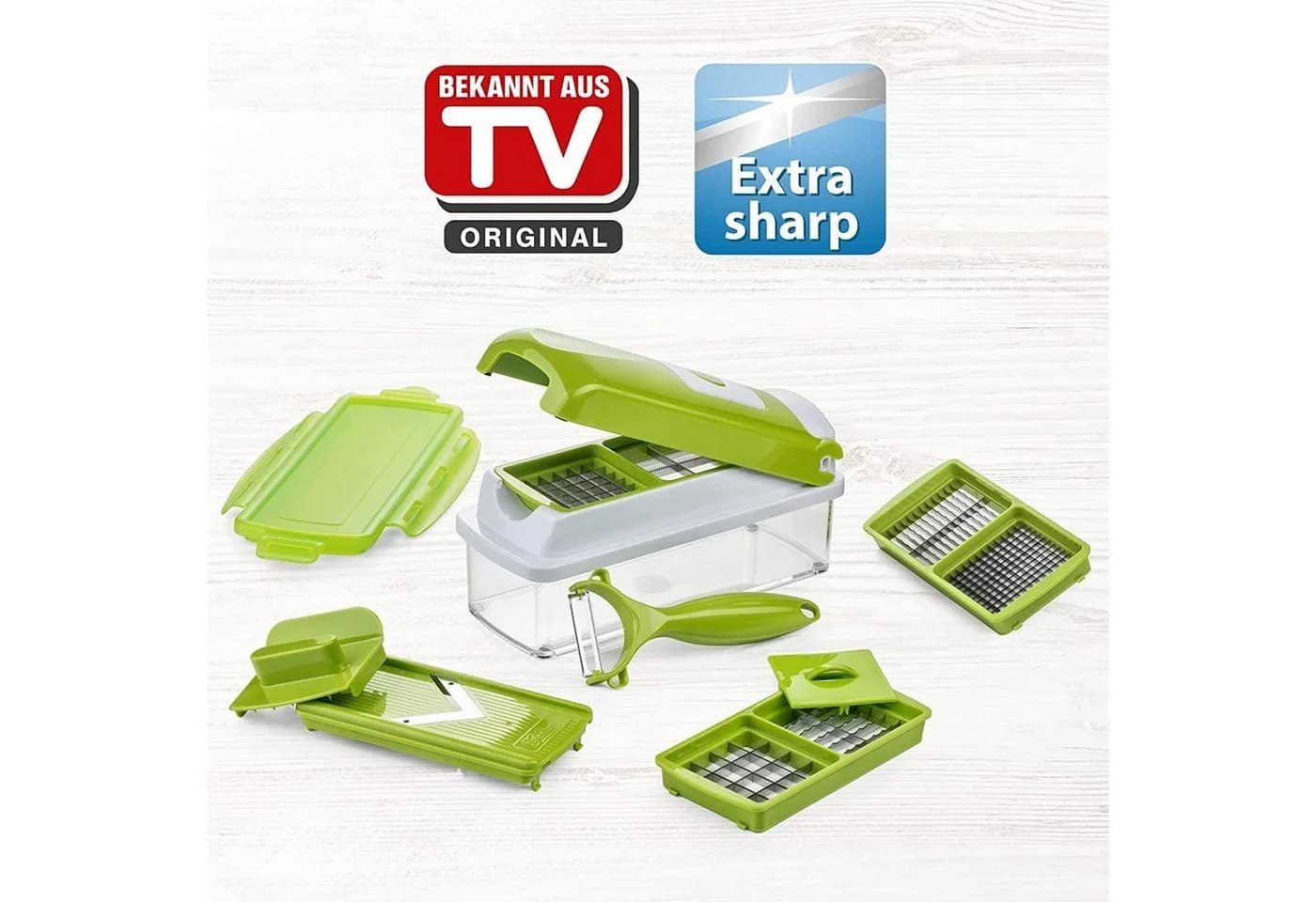 Genius Nicer Dicer Smart Gemüseschneider Set 10-tlg.