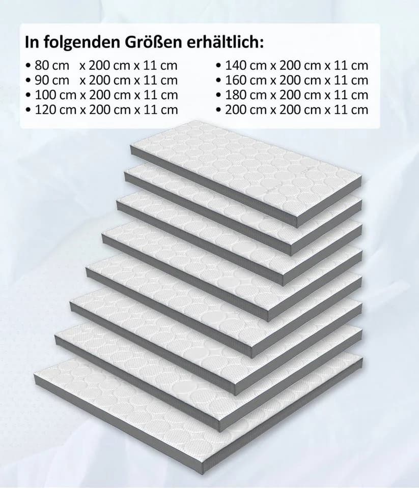 Genius Topper Royal Hybrid 2in1 Wende-Matratzentopper Viscoseschaum Kaltschaum
