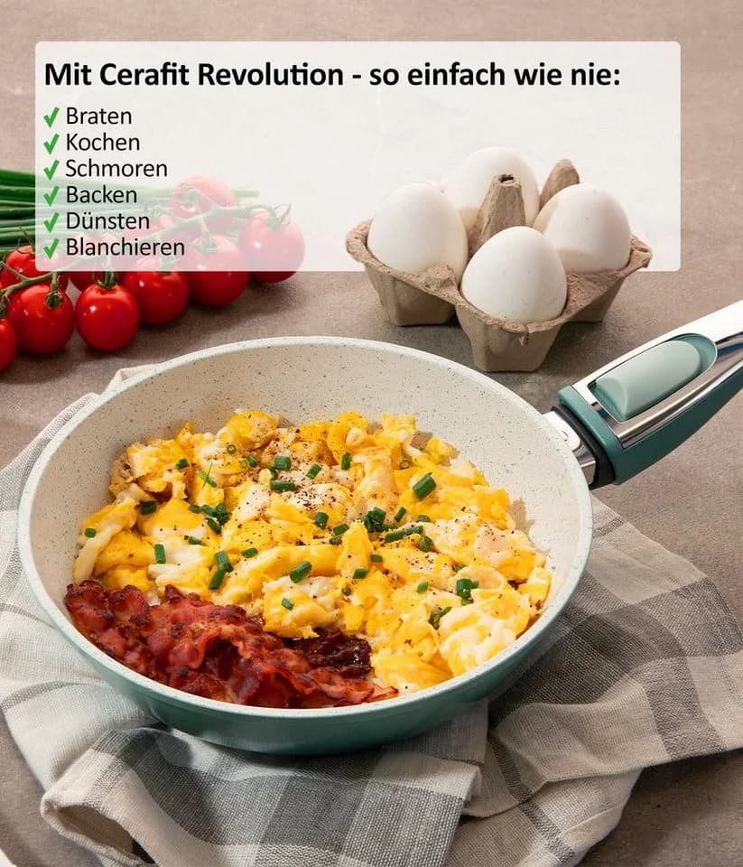 Genius Cerafit Revolution Bratpfanne 20 cm Aluminium Keramik-Beschichtung - Bild 4