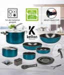 Genius Kelton 27-tlg. Kochgeschirr-Set Aluminium Edelstahl Antihaft Bild 4
