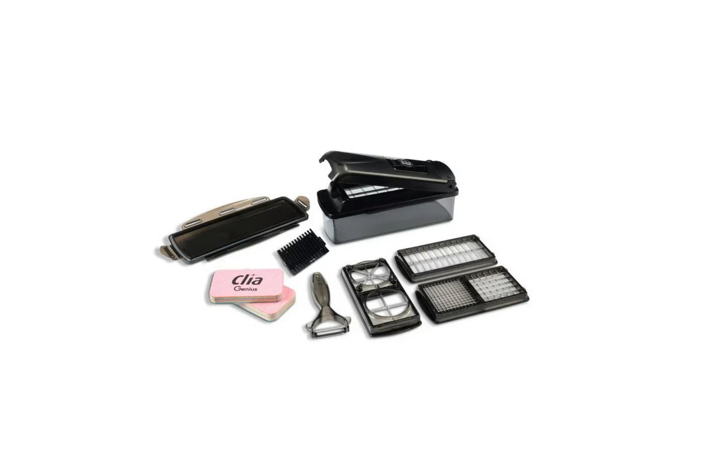 Nicer Dicer Plus Jubiläums-Edition 13-tlg. Schwarz inkl. Clia Schwamm - Bild 2