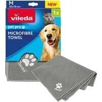 Vileda Pet Pro Microfaser-Handtuch Grau M