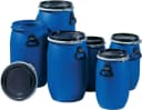 Graf Weithalsfass 60 l blau Polyethylen mit 2 Tragegriffen Bild 1