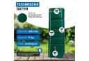4rain Regentonne SLIM Wandtank 330 Liter dunkelgrün Bild 3