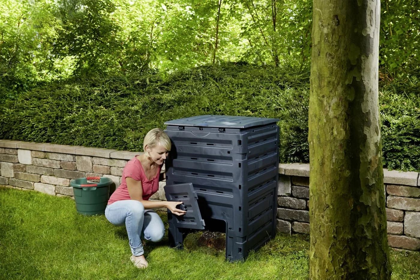 Garantia Komposter Eco Master 300 l Schwarz - Bild 4
