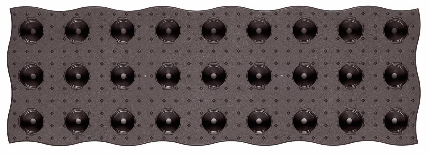 GARANTIA Maxi Beetplatte Braun Kunststoff Klicksystem