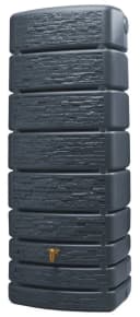 4rain Regentonne SLIM STONE DECOR Wandtank 500 Liter Anthrazit Bild 1