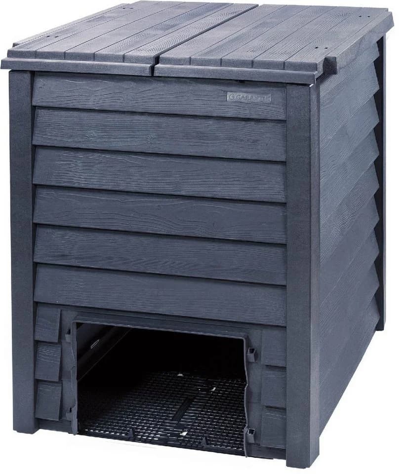 GARANTIA Thermokomposter THERMO-WOOD 600 L Anthrazit-Braun - Bild 2