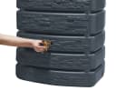 4rain Regentonne SLIM STONE DECOR Wandtank-SET 1000 L graphite grey Bild 5