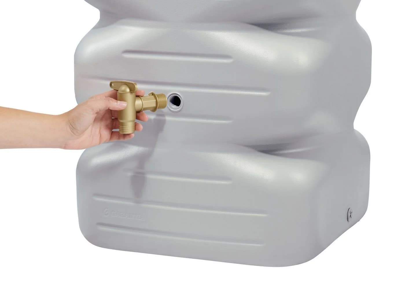 Garantia Regentonne Cubus 340 L Betongrau - Bild 5
