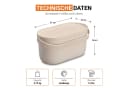 GARANTIA Biomülleimer NOVA 5 Liter sandbeige mit Innensieb Bild 3
