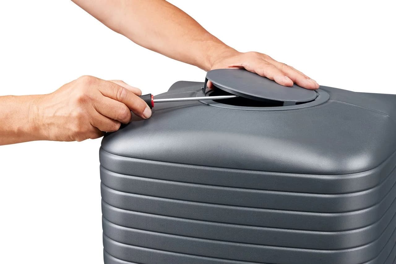 4rain Wassertank Quadro 170 L Graphite Grey