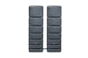 4rain Regentonne SLIM STONE DECOR Wandtank-Set 700 L graphite grey Bild 1