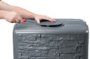 4rain Regentonne SLIM STONE DECOR Wandtank-Set 700 L graphite grey Bild 5
