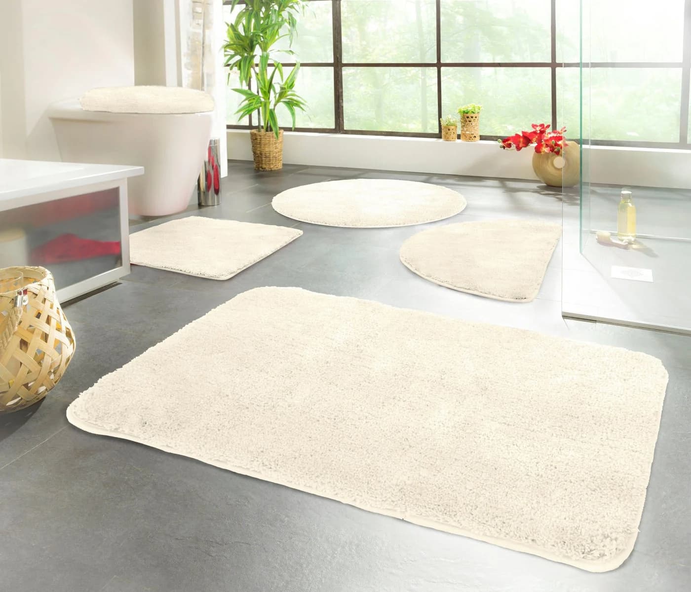 KINZLER Badematte Chaozhou Beige 70x120 cm Polyester - Bild 2