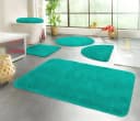 KINZLER Badematte Chaozhou smaragdgrün 20mm Flor Polyester Bild 2