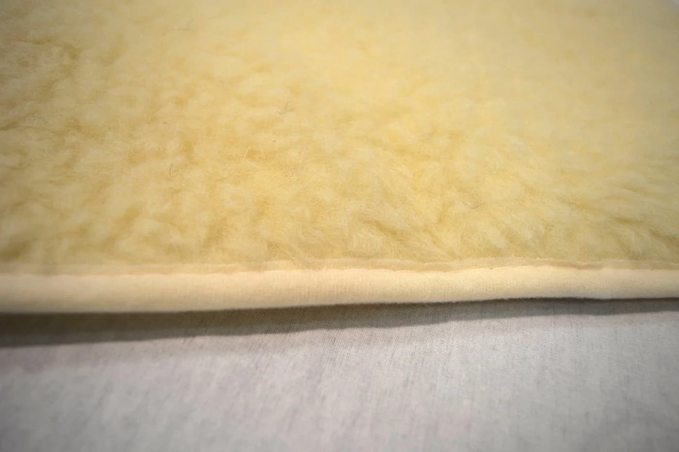 KINZLER Lammflor Matratzenauflage Beige Schurwolle - Bild 3