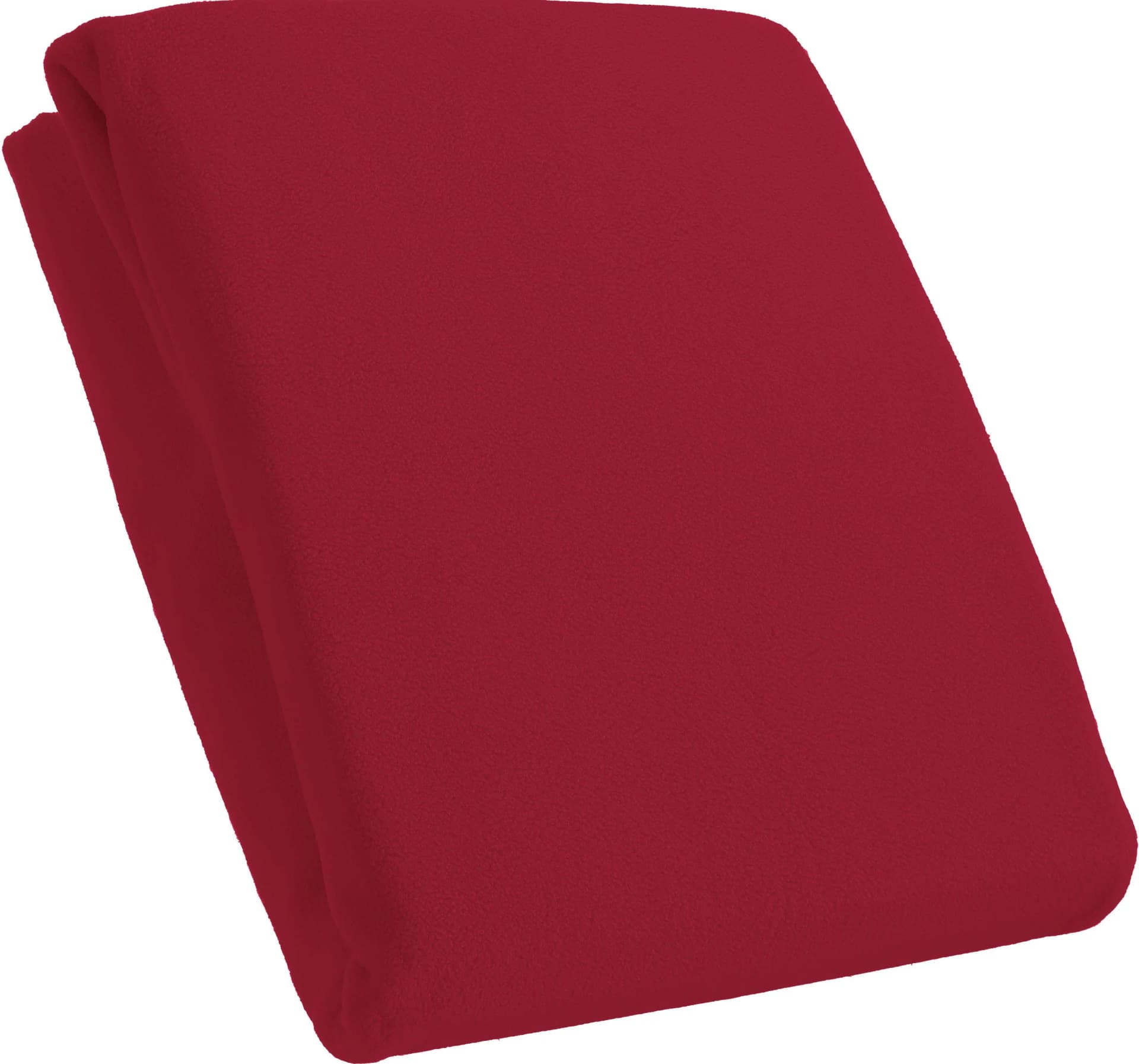 KUM Spannbettlaken Mikrofaser-Fleece Bordeaux 200cm
