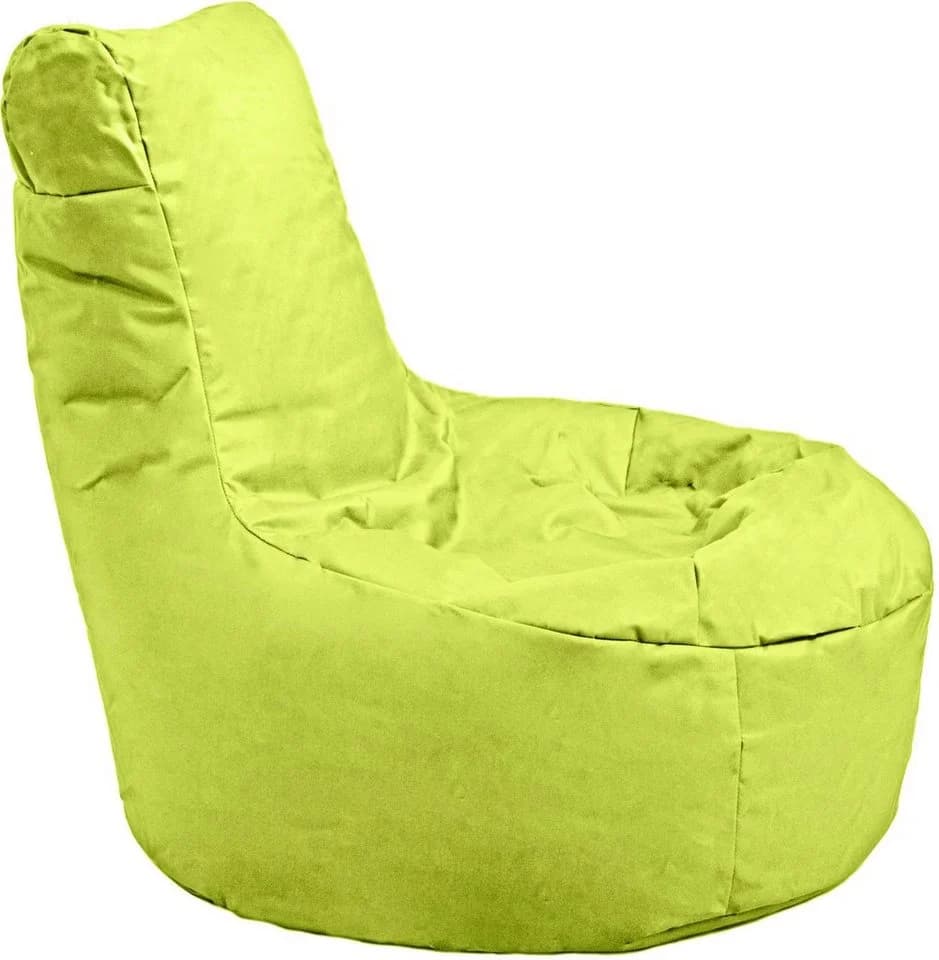 Kinzler Sitzsack Chilly Grün mit Rückenlehne wasserabweisend - Bild 2