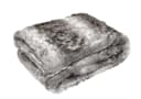 MESANA Wohndecke Wolf Grau Fellimitat Kuscheldecke 150x200 Bild 1