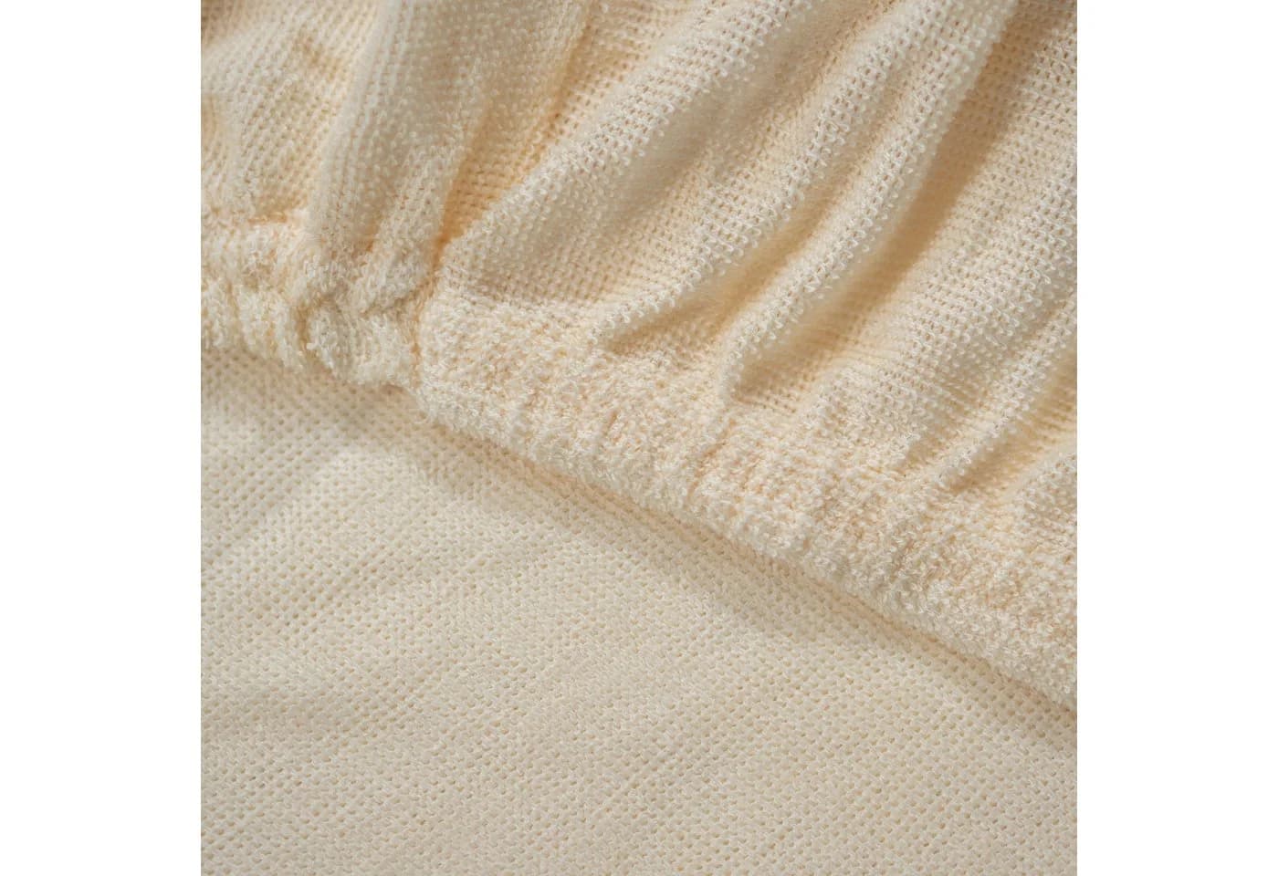 KiNZLER Spannbettlaken Frottee Baumwolle Beige Rundum-Gummizug - Bild 3