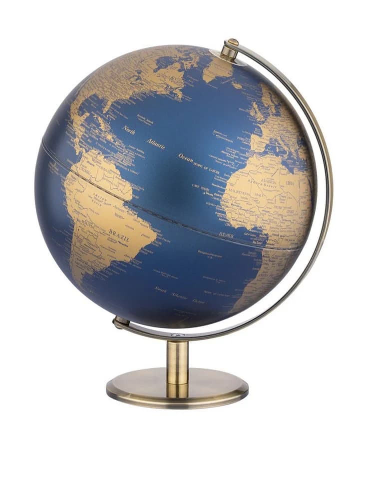 TROIKA Globus PLANET Dekorativ 25 cm Metallfuß - Bild 2