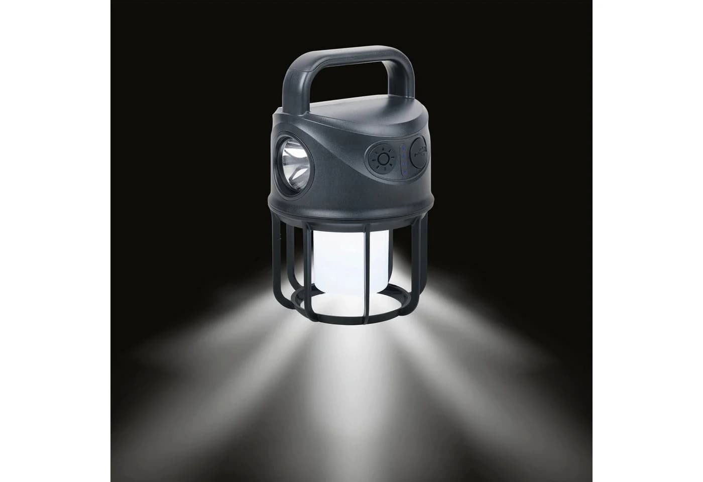 TROIKA NIGHT OWL LED Campinglampe mit Akku Powerbank IPX4