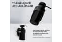 ovimar Seifenspender Lokta Edelstahl Schwarz zum Kleben Bild 4