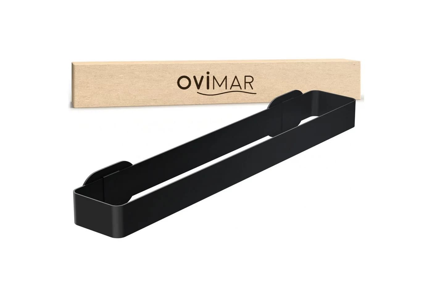 ovimar Handtuchhalter Andoya Edelstahl Schwarz - Bild 2