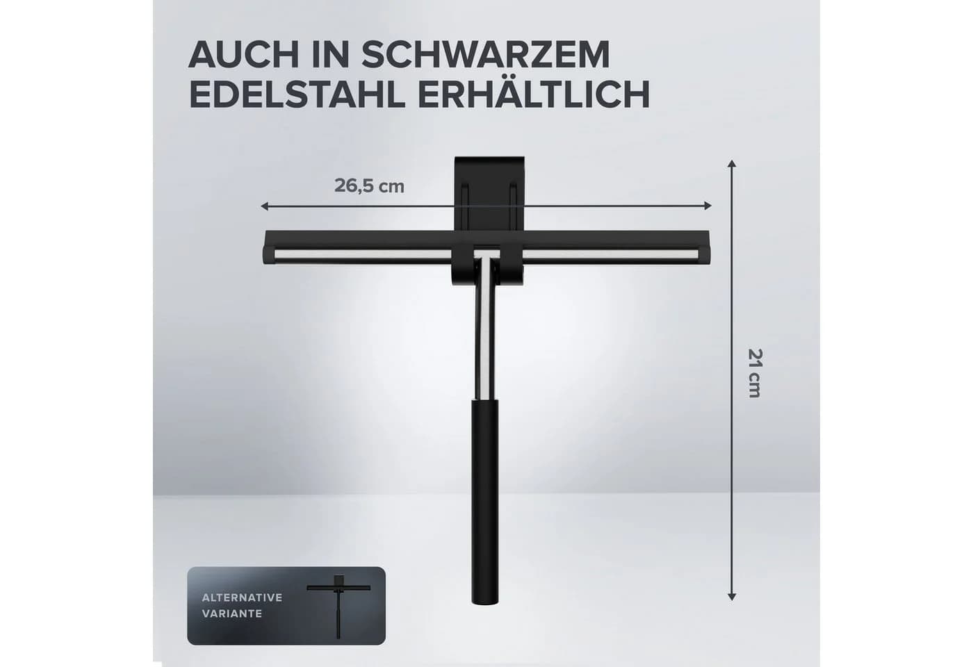 ovimar Duschabzieher Edelstahl Silber Aufhängbar - Bild 3