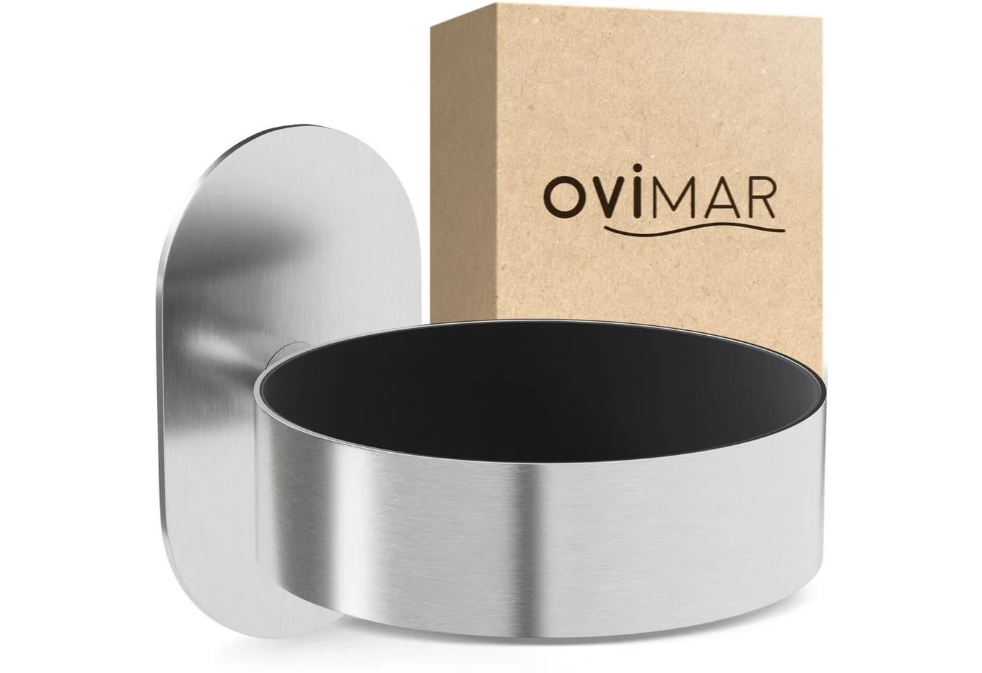 ovimar Haartrocknerhalter Glyngore Edelstahl Silber - Bild 2