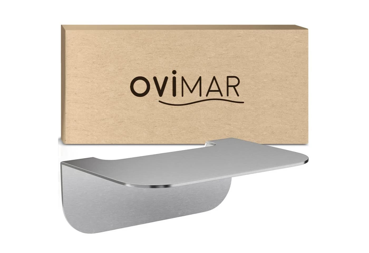 ovimar Badregal Halsbarre 1-tlg. Edelstahl Silber zum Kleben - Bild 2