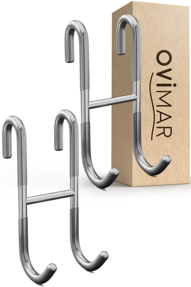 ovimar Handtuchhaken Hov 2-tlg. Silber Edelstahl - Bild 2